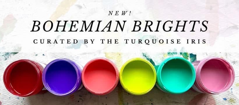 Bohemian Brights by Turquoise Iris & Debi's Design Diary's DIY Paint